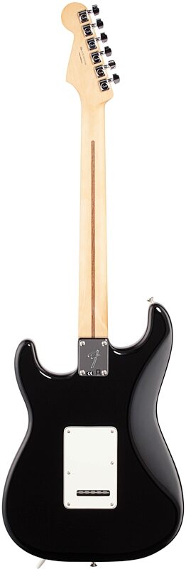 Fender Player Stratocaster HSS Electric Guitar (Maple Fingerboard), Black, Full Straight Back