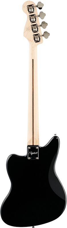 Squier Affinity Jaguar Bass H Electric Bass, Maple Fingerboard, Black, Full Straight Back