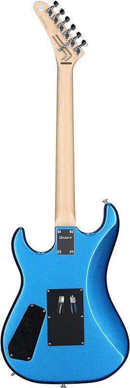 Kramer Baretta Custom Graphics Electric Guitar (with EVH D-Tuna and Gig Bag), Hot Rod, Custom Graphics, Full Straight Back