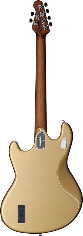 Ernie Ball Music Man StingRay HT Electric Guitar (with Case), Golden Delicious, Full Straight Back