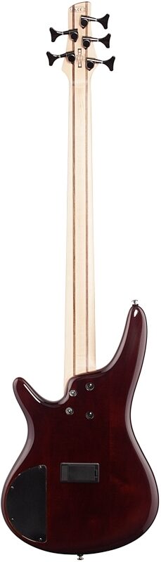 Ibanez SR375EF Fretless Electric Bass, 5-String, Brown Burst, Full Straight Back