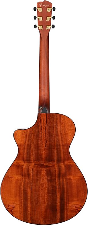 Breedlove Jeff Bridges Oregon Dreadnought Concerto CE Acoustic-Electric Guitar (with Gig Bag), Blemished, Full Straight Back
