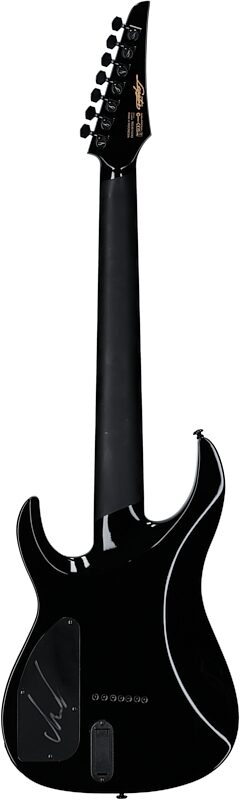 Legator Ninja 7 Slaughter Series Electric Guitar, 7-String, Demolisher Black , Full Straight Back