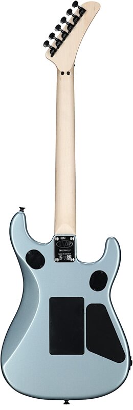 EVH Eddie Van Halen 5150 Series Standard Electric Guitar, Left-Handed, Ice Blue Metallic, Full Straight Back