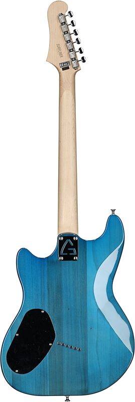 Guild Surfliner Electric Guitar, Catalina Blue, Full Straight Back