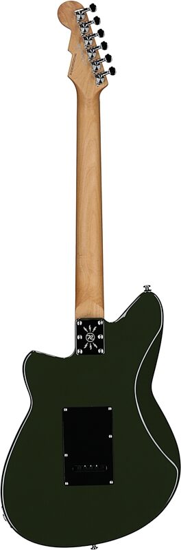 Reverend Jetstream HB Electric Guitar, Army Green, Rosewood Fretboard, Full Straight Back
