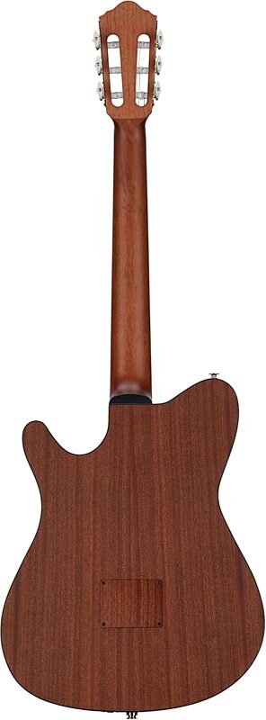 Ibanez FRH10N Classical Acoustic-Electric Guitar, Brown Sunburst Flat, Full Straight Back
