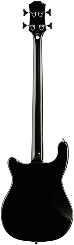Epiphone Embassy Pro Electric Bass, Graphite Black, Full Straight Back