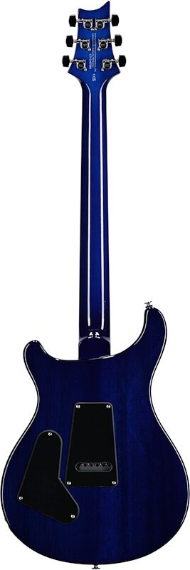 PRS Paul Reed Smith SE Custom 24 Electric Guitar (with Gig Bag), Lake Blue, Full Straight Back