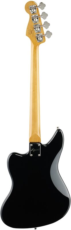 Squier Classic Vibe Jaguar Electric Bass, with Laurel Fingerboard, Black, Full Straight Back