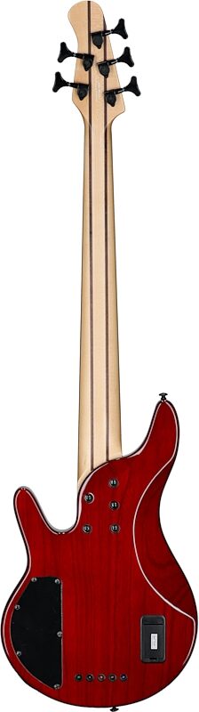 Michael Kelly Pinnacle 5 Custom Electric Bass Guitar, 5-String, Cherry Burl, Full Straight Back