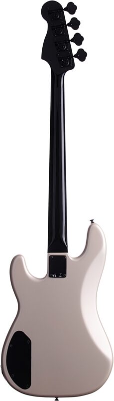 Fender Duff McKagan Precision Electric Bass with Gig Bag, Pearl White, Full Straight Back