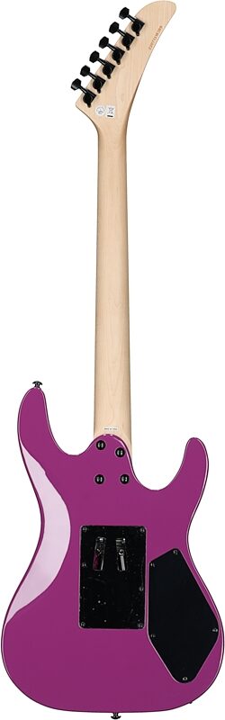 Kramer Striker HSS Electric Guitar, Maple Fingerboard (Left-Handed), Majestic Purple, Full Straight Back
