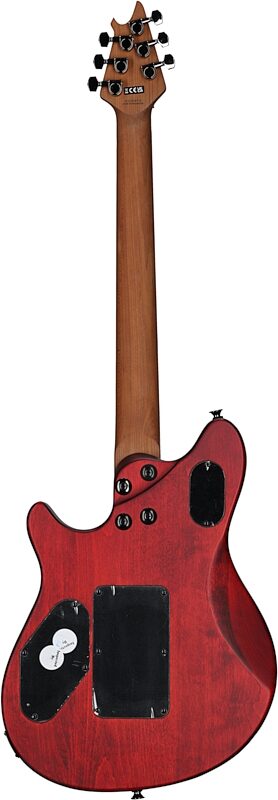 EVH Eddie Van Halen WG Wolfgang Standard Exotic Electric Guitar, with Maple Fingerboard, Laurel Burl Natural, Full Straight Back