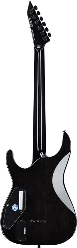 ESP LTD MH-1001NT Electric Guitar, See Thru Black, Full Straight Back