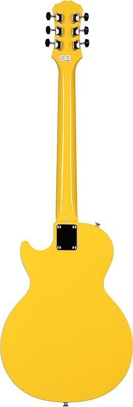 Epiphone Les Paul Melody Maker E1 Electric Guitar, Sunset Yellow, Full Straight Back