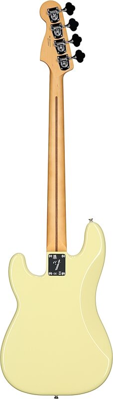 Fender Player II Precision Electric Bass, with Maple Fingerboard, Hialeah Yellow, Open Box (Very Good), Full Straight Back