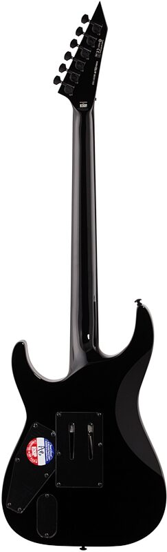 ESP LTD KH-602 Kirk Hammett Signature Electric Guitar (with Case), Black, Full Straight Back