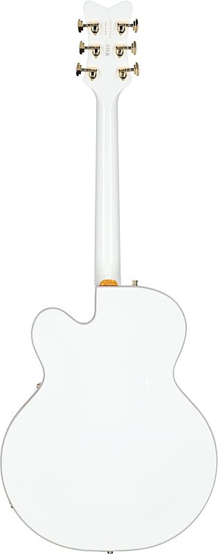 Gretsch Pro Series Falcon Electric Guitar (with Case), White, Full Straight Back