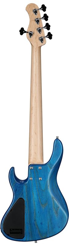 Sadowsky MetroLine 24-fret Modern Bass, 5-String (with Gig Bag), Ocean Blue, Full Straight Back