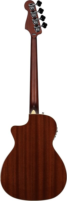 Fender Kingman Acoustic-Electric Bass Guitar (with Gig Bag), Shaded Edge Burst, Full Straight Back