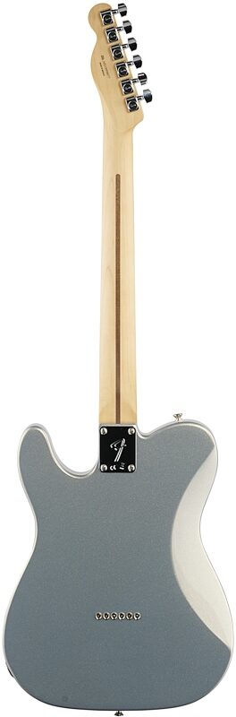 Fender Player Telecaster HH Pau Ferro Electric Guitar, Silver, Full Straight Back