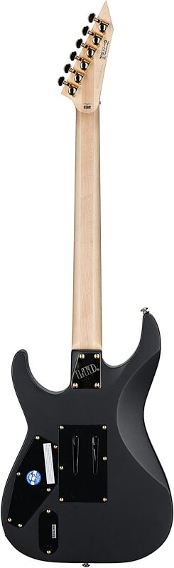 ESP LTD M-1001 Electric Guitar, Charcoal Metallic Satin, Full Straight Back