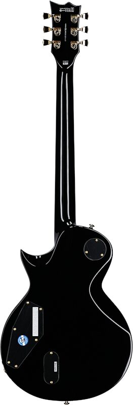 ESP LTD Deluxe EC-1000 Fluence Electric Guitar, Black, Full Straight Back