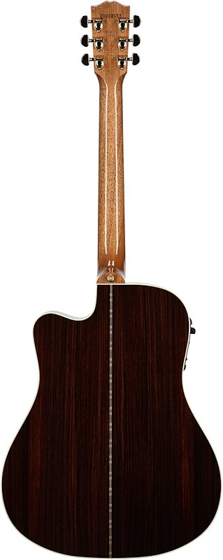 Gibson Songwriter Cutaway Acoustic-Electric Guitar (with Case), Antique Natural, Full Straight Back