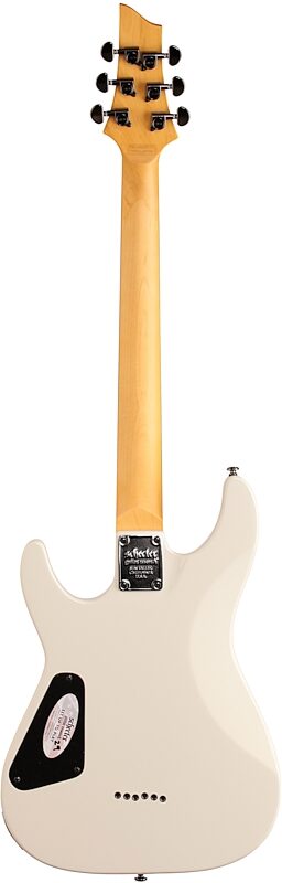 Schecter Omen 6 Electric Guitar, Vintage White, Full Straight Back
