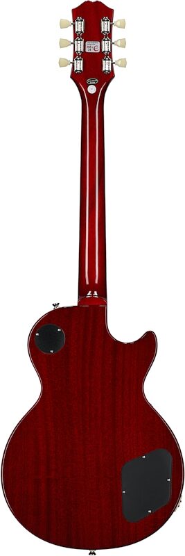 Epiphone Les Paul Standard 50s Electric Guitar, Left-Handed, Heritage Cherry Sunburst, Full Straight Back