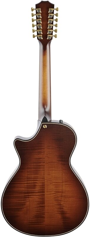 Taylor Builder's Edition 652ce Grand Cutaway Acoustic-Electric Guitar, 12-String (with Case), Natural, Full Straight Back