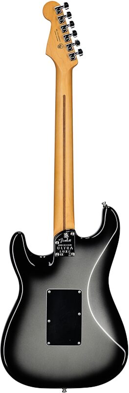 Fender American Ultra Luxe Stratocaster FR HSS Electric Guitar (with Case), Silverburst, USED, Scratch and Dent, Full Straight Back
