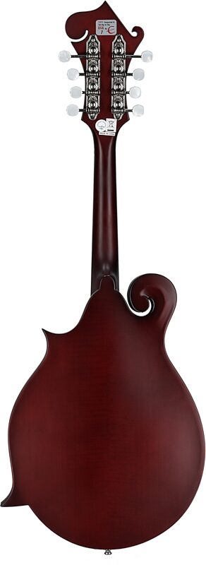 Epiphone F-5 Studio Mandolin (with Gig Bag), Wine Red Satin, Full Straight Back