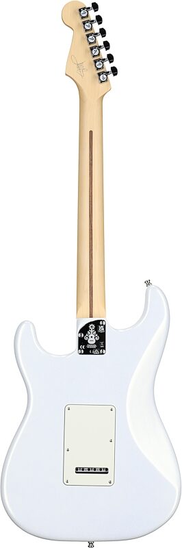 Fender Juanes Stratocaster Electric Guitar, Maple Fingerboard (with Case), Luna White, Full Straight Back