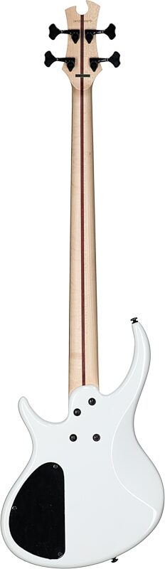 Tobias Growler IV Premium Electric Bass (with Gig Bag), White Pearl, Full Straight Back