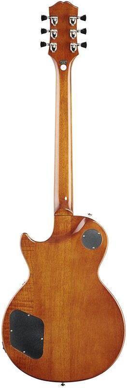 Epiphone Les Paul Modern Figured Electric Guitar, Magma Orange Fade, Blemished, Full Straight Back