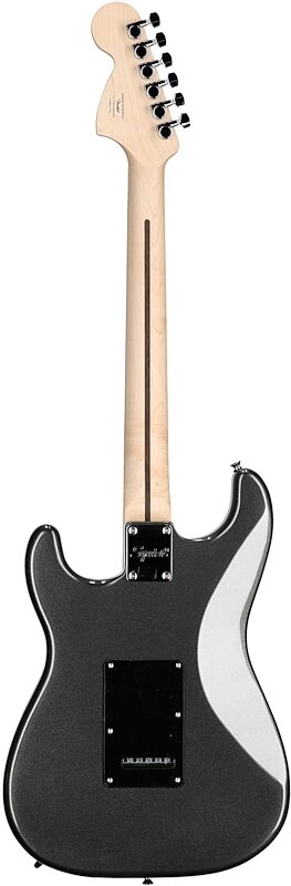 Squier Affinity Stratocaster HH Electric Guitar, Laurel Fingerboard, Charcoal Frost, Full Straight Back
