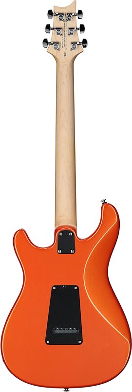 PRS Paul Reed Smith SE NF3 Electric Guitar, Rosewood Fingerboard (with Gig Bag), Metallic Orange, Full Straight Back