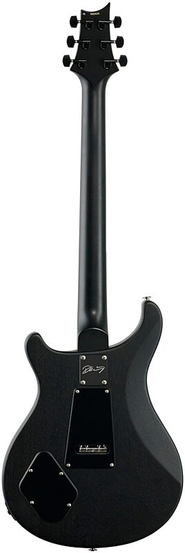 PRS Paul Reed Smith Dustie Waring CE24 Electric Guitar, with Floyd Rose (with Gig Bag), Gray Black, Full Straight Back