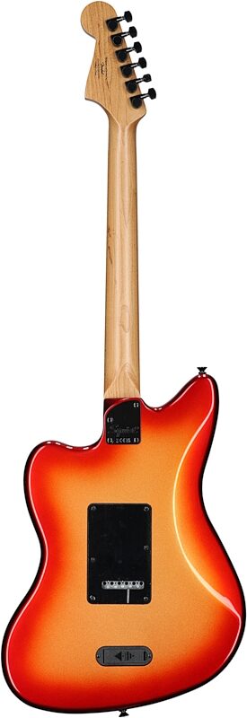 Squier Contemporary Active Jazzmaster HH Electric Guitar, with Laurel Fingerboard, Sunset Metallic, Full Straight Back