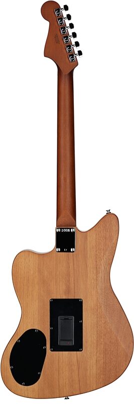 Fender Acoustasonic Standard Jazzmaster Acoustic-Electric Guitar, Aged Natural, Full Straight Back