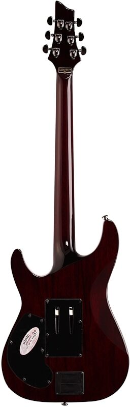 Schecter Hellraiser C-1 FR-S Electric Guitar, Black Cherry, Full Straight Back