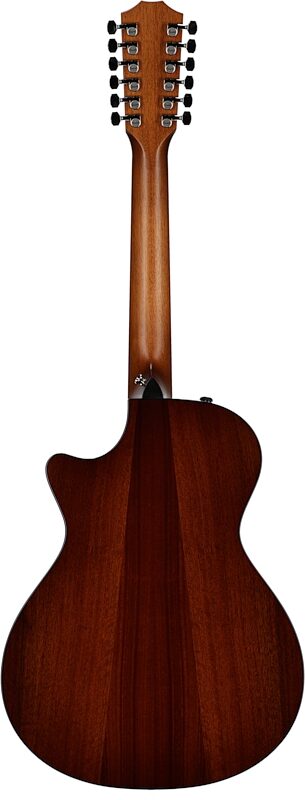 Taylor 552ce 12-Fret Urban Ironbark Grand Concert Acoustic-Electric Guitar (with Case), Shaded Edge Burst, Full Straight Back
