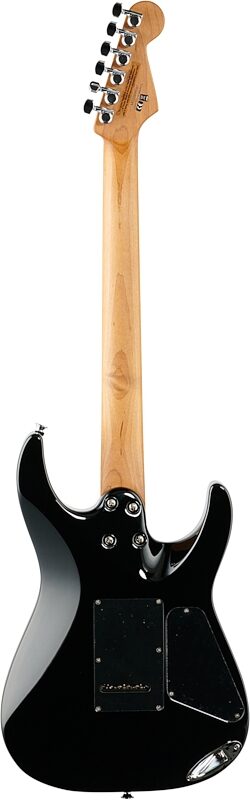 Charvel Pro-Mod DK24 HH 2PT CM Electric Guitar, Left-Handed, Gloss Black, Full Straight Back