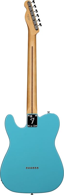 Fender Player II Telecaster Electric Guitar, with Rosewood Fingerboard, Aquatone Blue, Full Straight Back