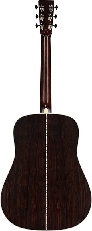 Martin D-28 Satin Acoustic Guitar (with Case), Amberburst, Full Straight Back