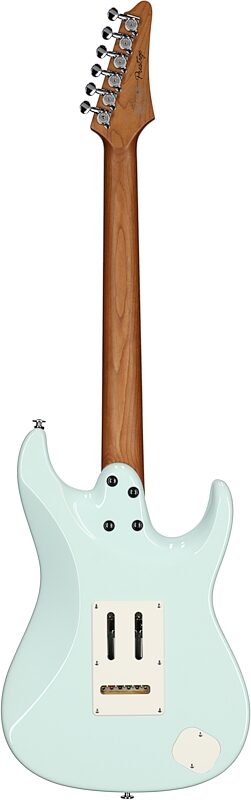 Ibanez AZ2204NWL Prestige Electric Guitar (with Case), Left-Handed, Mint Green, Full Straight Back