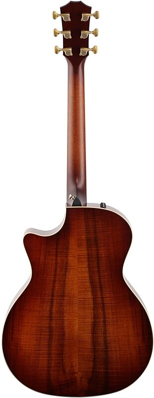 Taylor K24ce Grand Auditorium Acoustic-Electric Guitar (with Case), Shaded Edge Burst, Full Straight Back