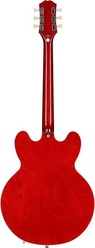 Epiphone Joe Bonamassa 1962 ES-335 Limited Edition Electric Guitar (with Case), 60s Cherry, Full Straight Back